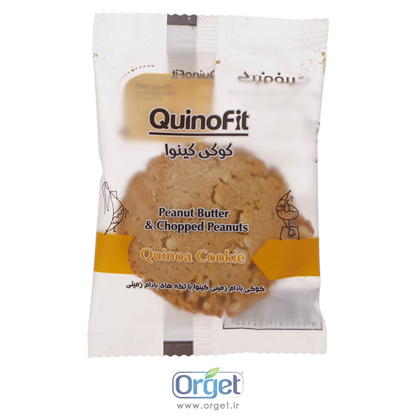 کوکی بادام زمینی کینوا کینو فیت