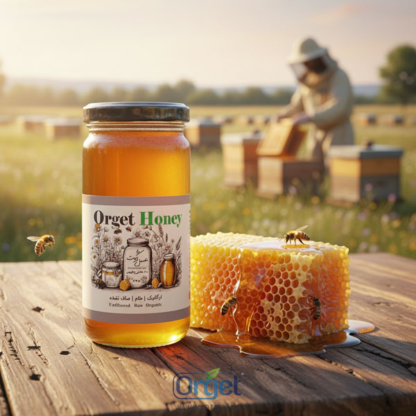 عسل کوهستان 600 گرم ارگانیک ارگت