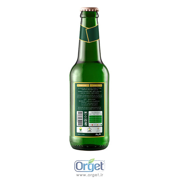 نوشیدنی گازدار ارگانیک زعفران استویا 330 میلی مهدیار