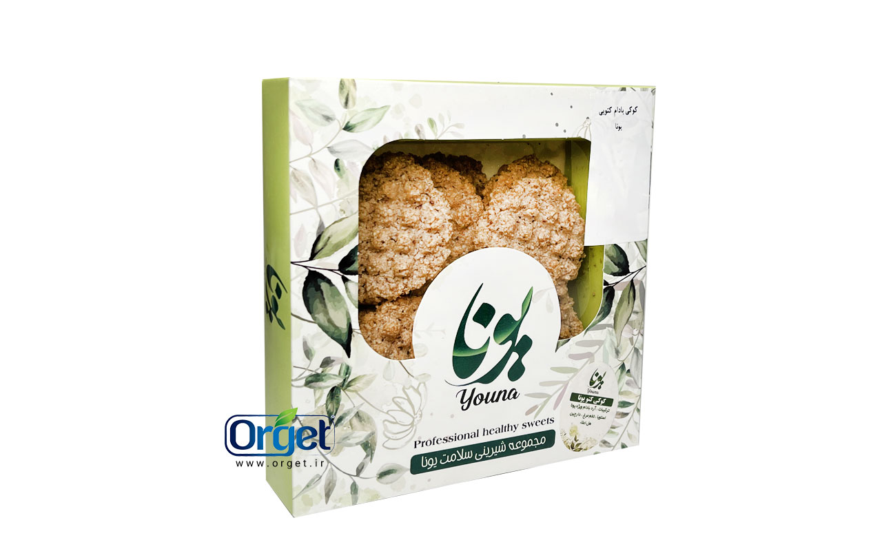 بیسکوئیت کتویی بادام یونا