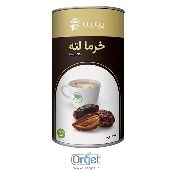 خرما لته کلاسیک قوطی 100 گرم پپتینا
