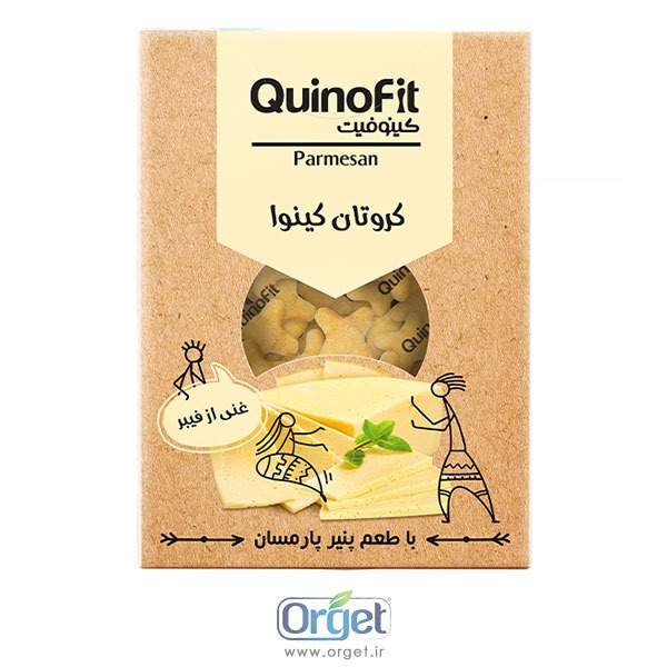 کروتان کینوا با طعم پنیر پارمزان کینو فیت