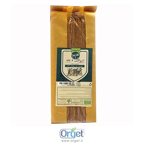 ماکارونی چهار غله اسپاگتی کازین