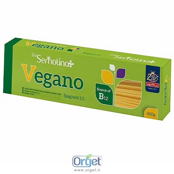 ماکارونی گیاهخواران 400 گرمی وگانو