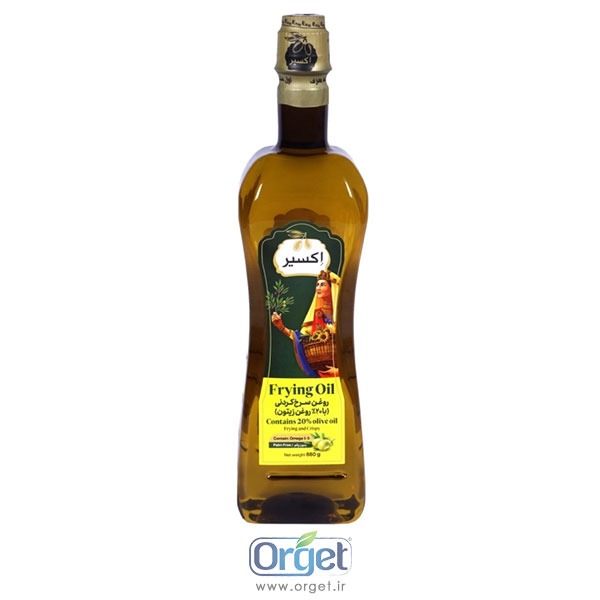 روغن سرخ کردنی یک لیتری 20 درصد زیتون اکسیر