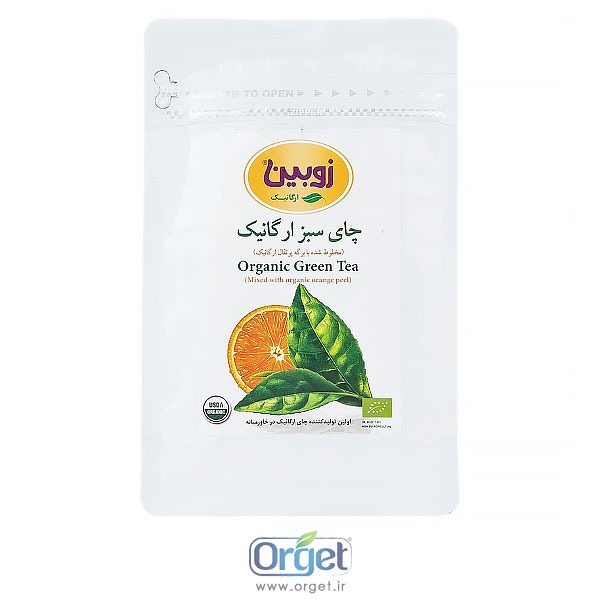 چای سبز و برگ پرتقال زوبین