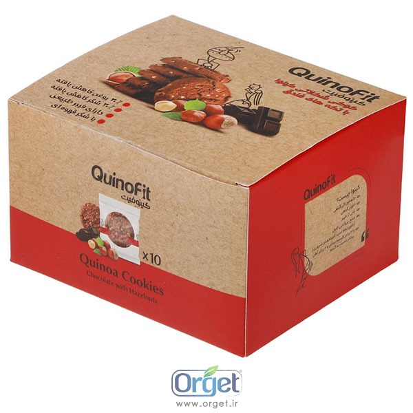 کوکی شکلاتی کینوا کینو فیت