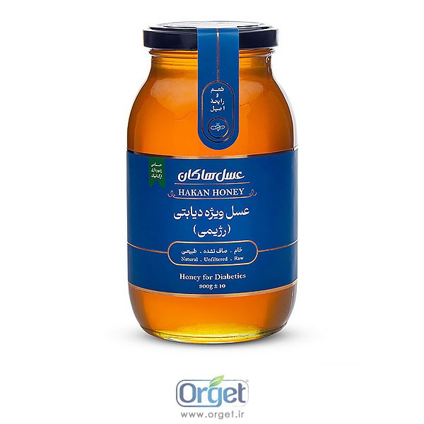 عسل دیابتی رژیمی 900 گرم هاکان