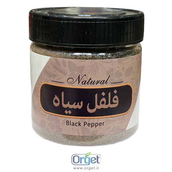 پودر فلفل سیاه 130 گرمی ارگت 