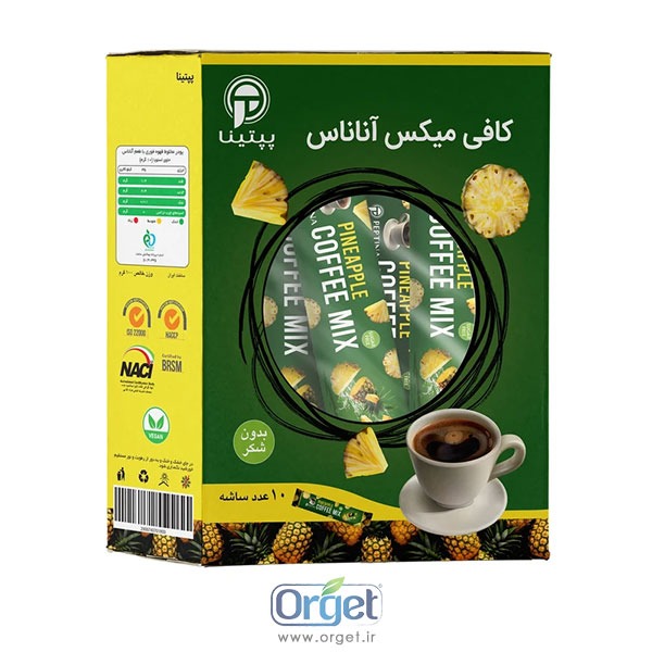 کافی میکس آناناس 10 عددی پپتینا