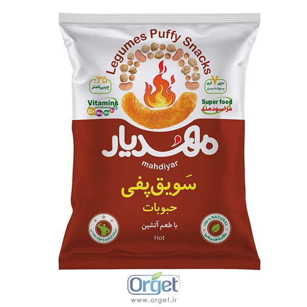 سویق پفی حبوبات آتشین مهدیار