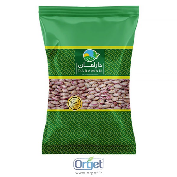 لوبیا چیتی 900 گرم دارامان