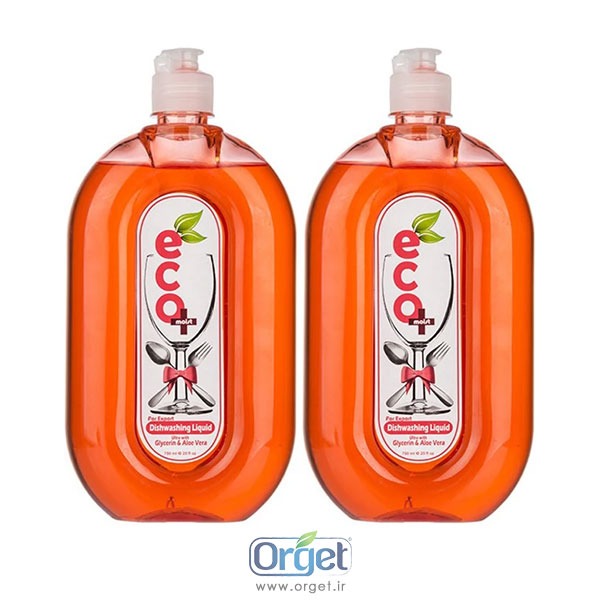 مایع ظرفشویی قرمز 750 سی سی اکو 