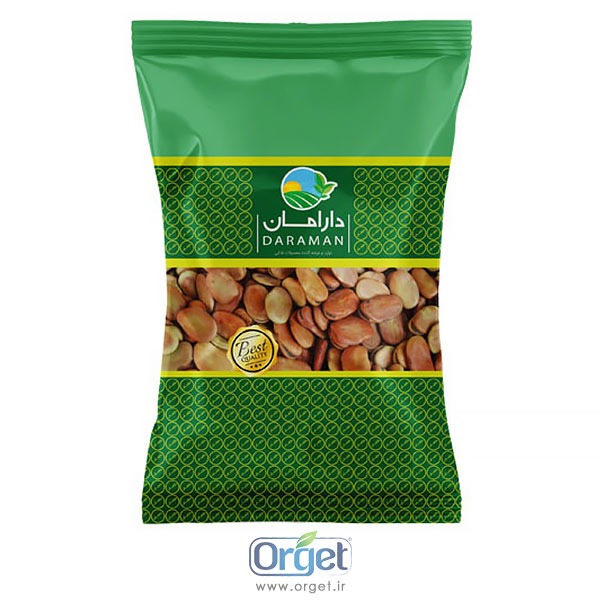 باقلا باپوست 800 گرمی دارامان