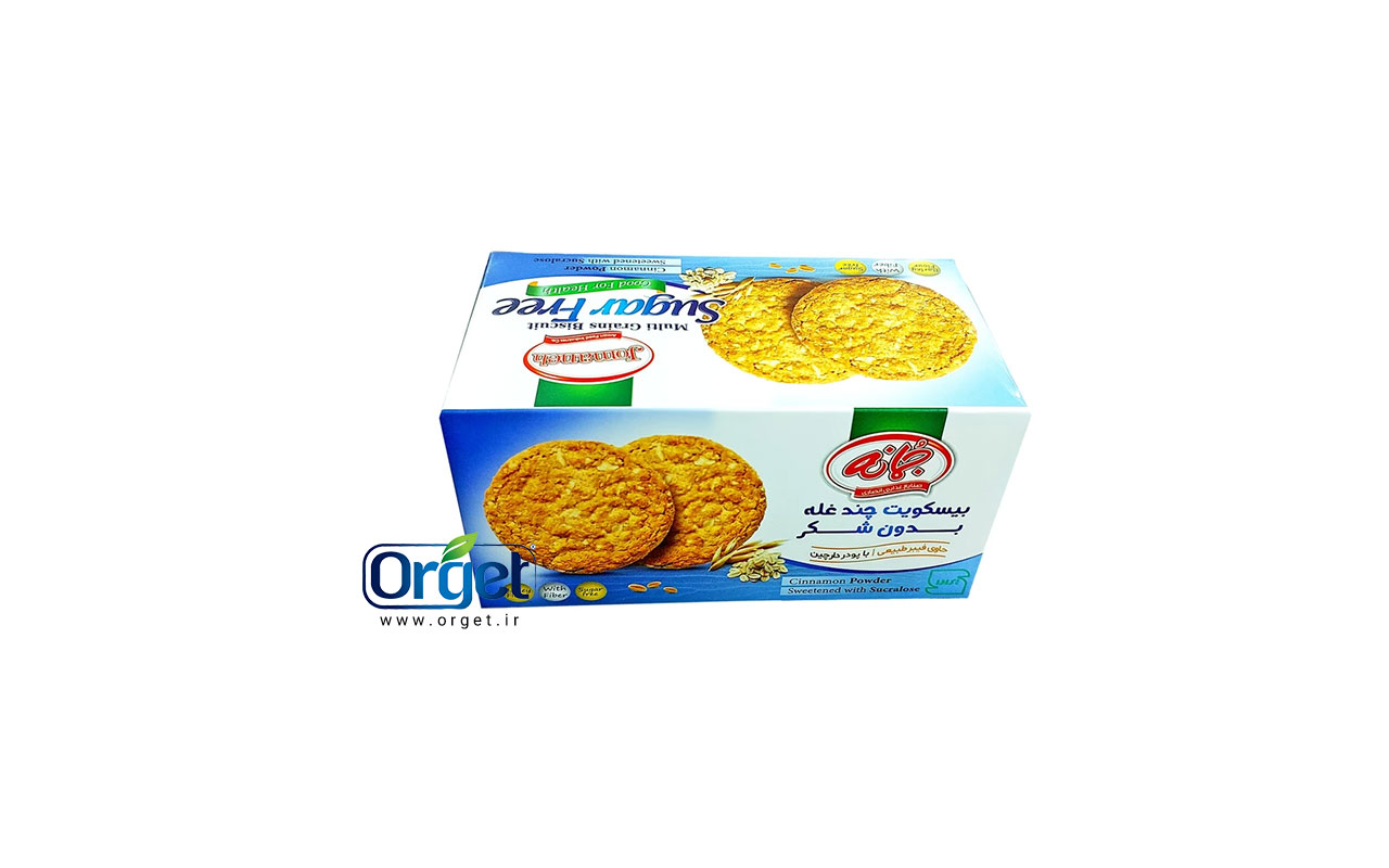 بیسکوئیت چند غله بدون شکر جمانه