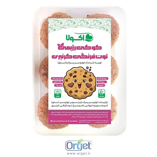 کوکی رژیمی توت فرنگی کرن بری 12عددی