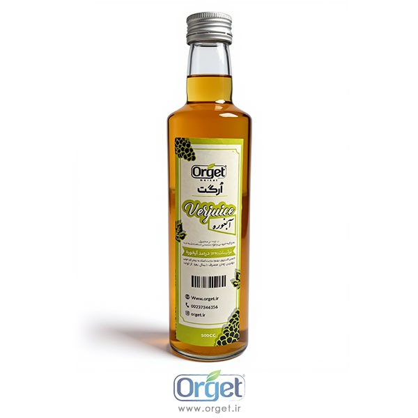 آبغوره طبیعی 500 سی سی ارگت