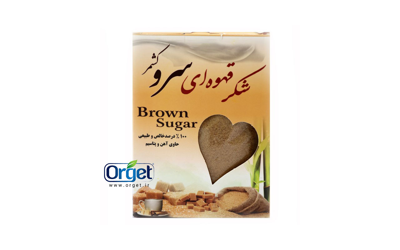 شکر قهوه ای 400 گرم سرو