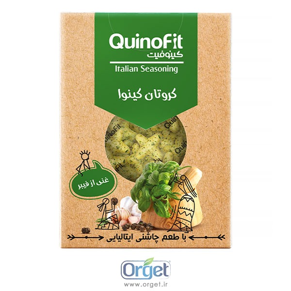 کروتان کینوا با طعم چاشنی ایتالیایی کینو فیت