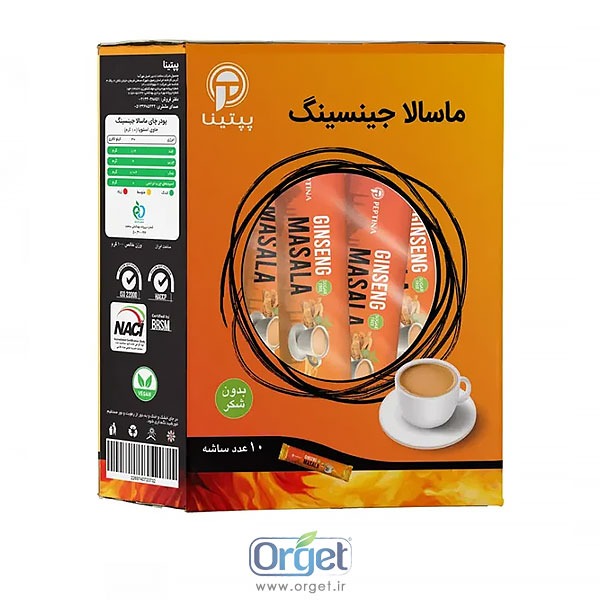 چای ماسالا جنسینگ ساشه 10 عددی پپتینا ماچانو