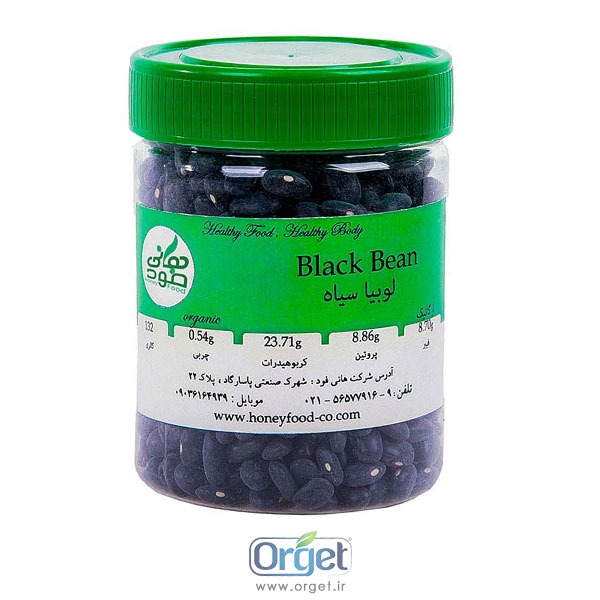 لوبیا سیاه 250 گرم هانی فود