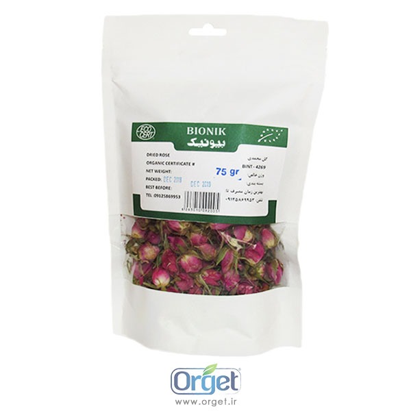 غنچه گل محمدی 60 گرم بیونیک