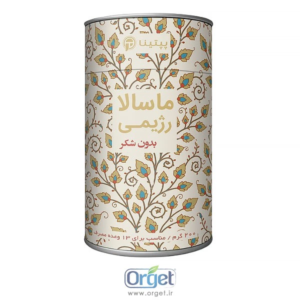 ماسالا رژیمی بدون شکر 200 گرم پپتینا