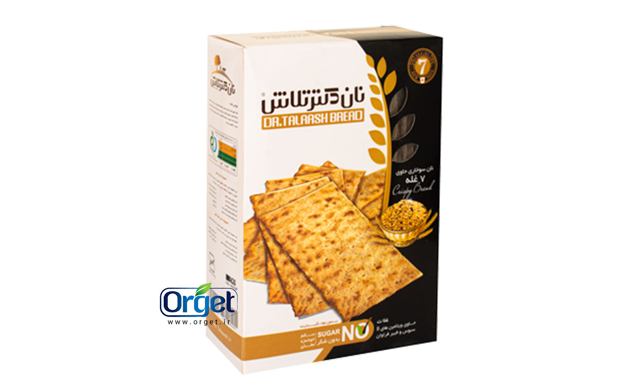 نان خشک چند غله دکتر تلاش