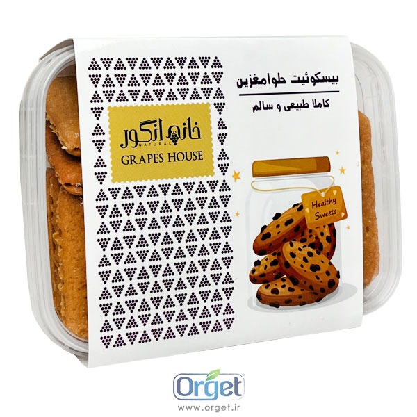 بیسکوئیت حلوا مغزین 300 گرم خانه انگور