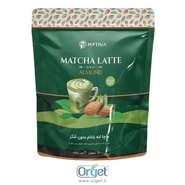 ماچا لته بادام 20 عددی پپتینا