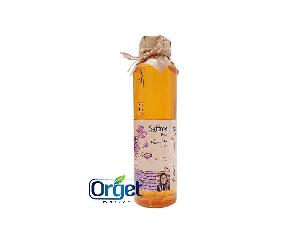 شربت زعفران شکر قهوه ای همنشین