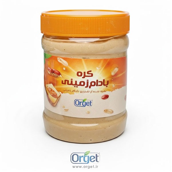 کره بادام زمینی 340 گرمی ارگت