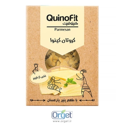کروتان کینوا با طعم پنیر پارمزان کینو فیت