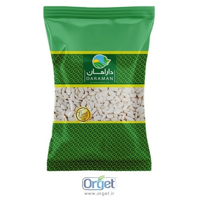 لوبیا سفید ارگانیک 900 گرمی دارامان