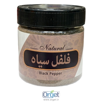 پودر فلفل سیاه 130 گرمی ارگت 