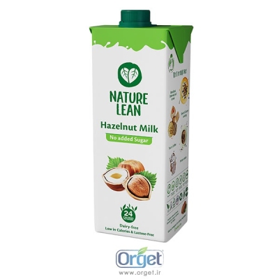 شیر فندق بدون قند نیچر لین