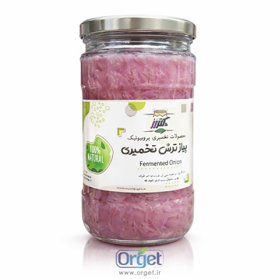 ترشی پیاز ترش تخمیری 600 گرم دکتر رز