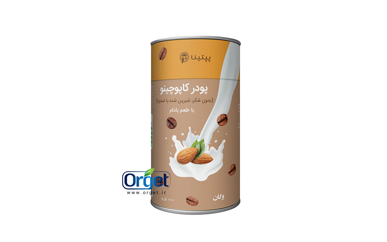 کاپوچینو با طعم بادام پپتینا