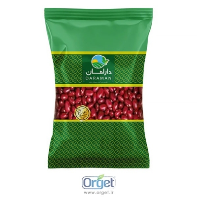 لوبیا قرمز ارگانیک 900 گرمی دارامان