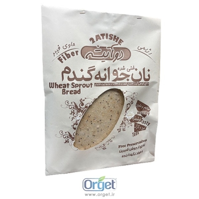 نان خشک جوانه گندم دو آتشه 