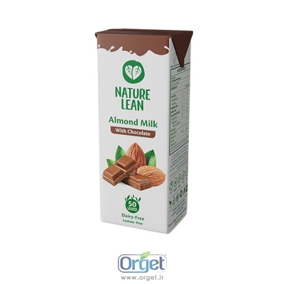 شیر بادام با شکلات کوچک نیچر لین 200 سی سی